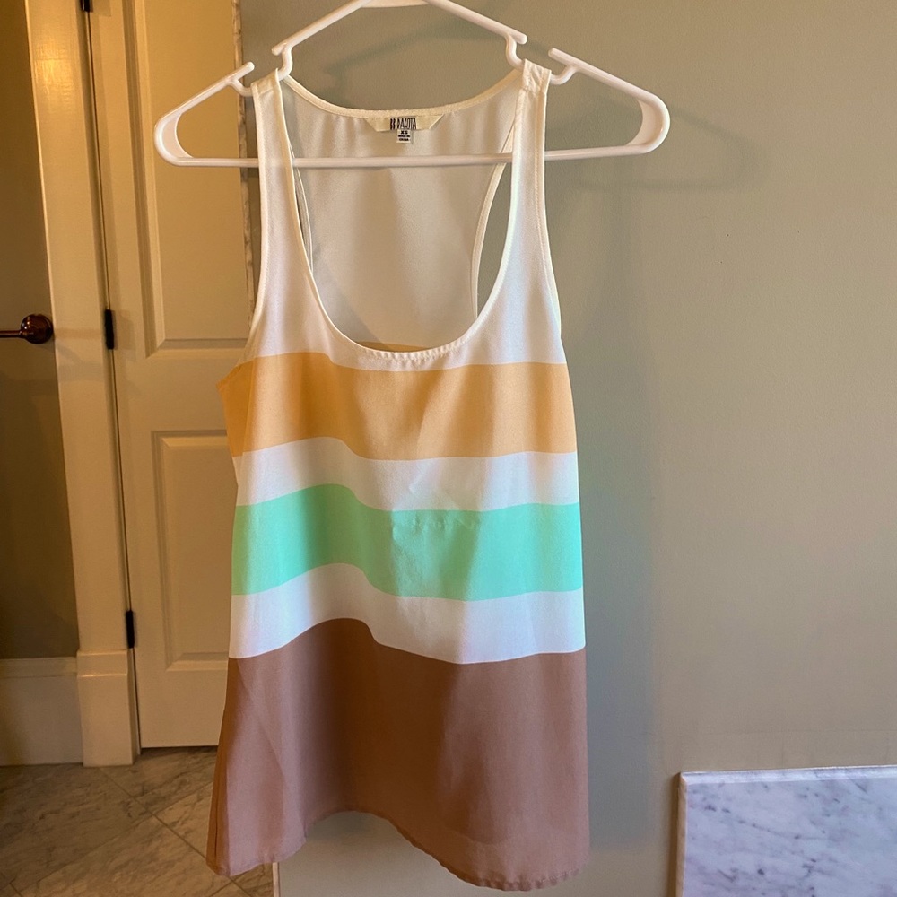 BB Dakota color block tank XS